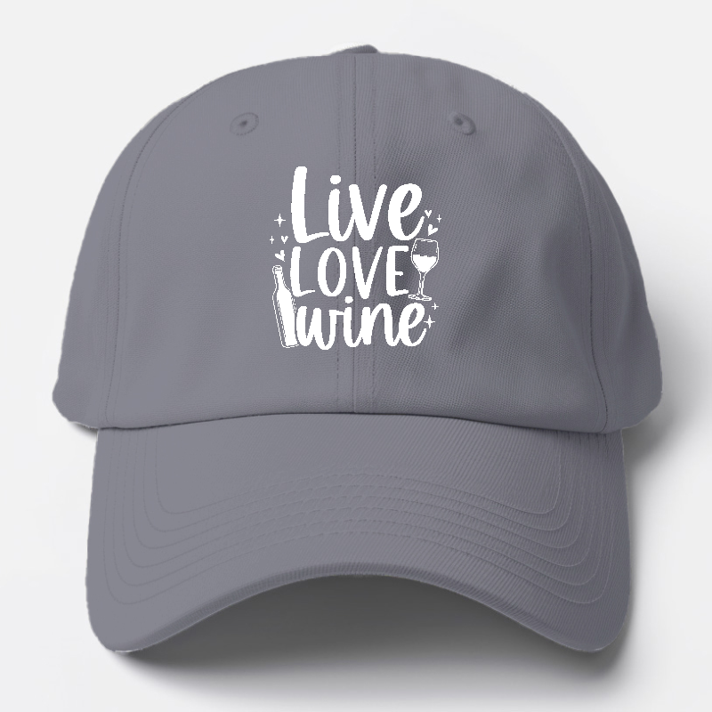 live love wine Hat