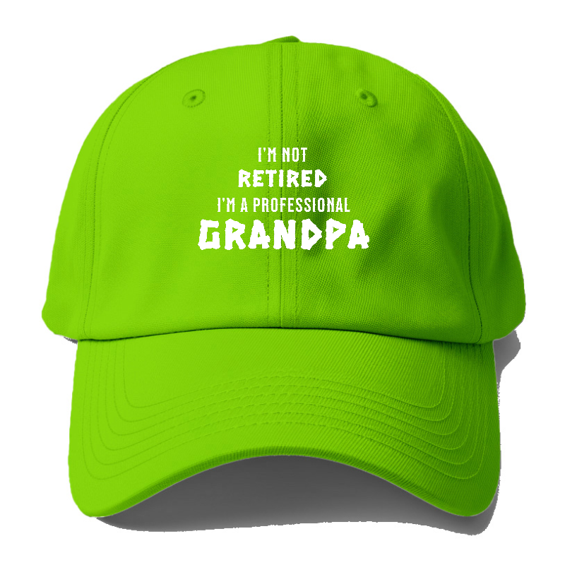 I'm not retired I'm a professional grandpa Hat