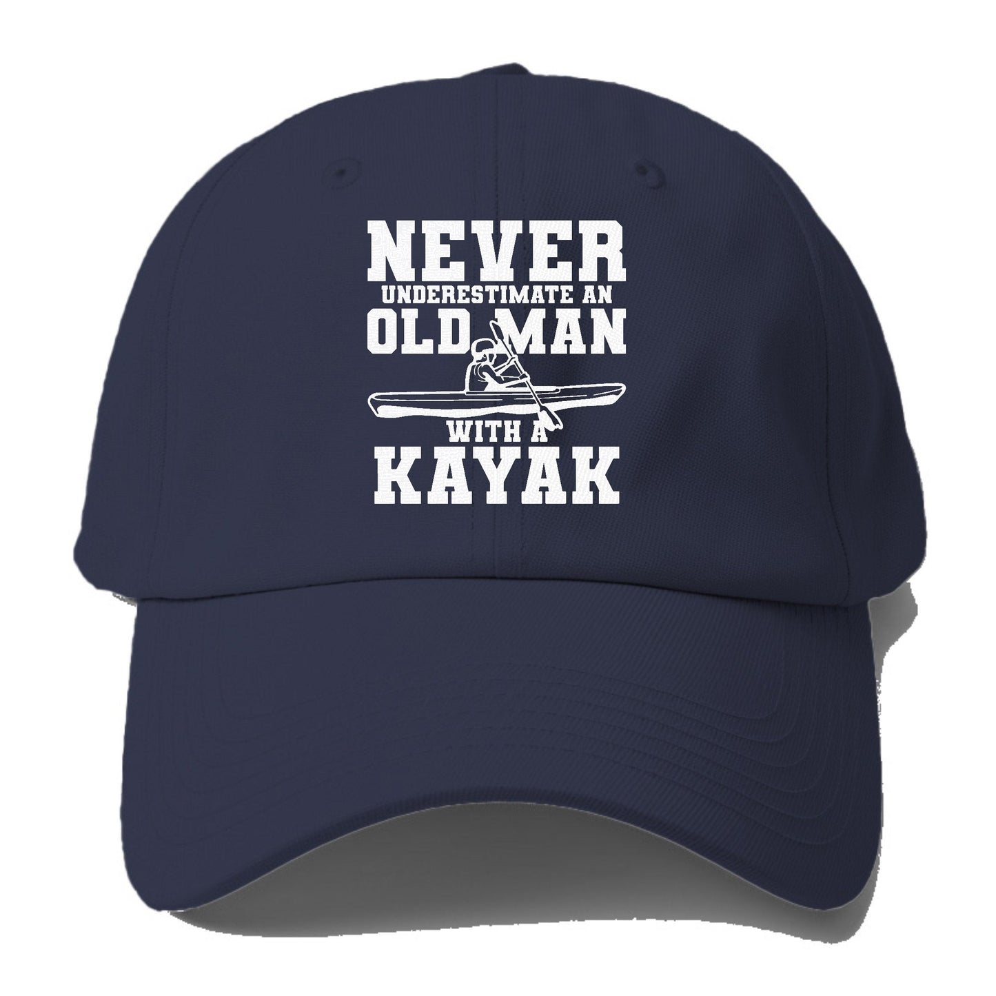 never underestimate an old man with a kayak Hat