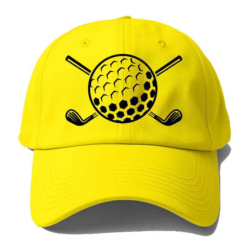 Golf Ball And Clubs Hat