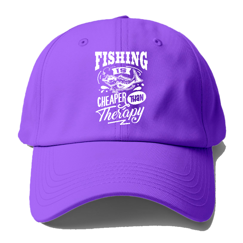 Fishing is cheaper than  therapy Hat