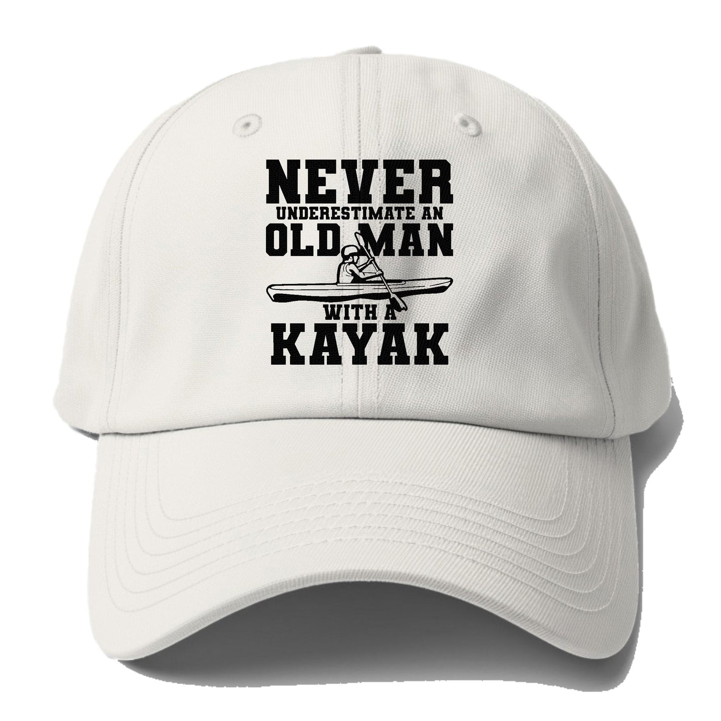 never underestimate an old man with a kayak Hat