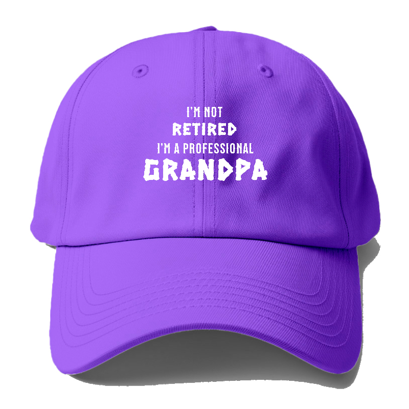 I'm not retired I'm a professional grandpa Hat