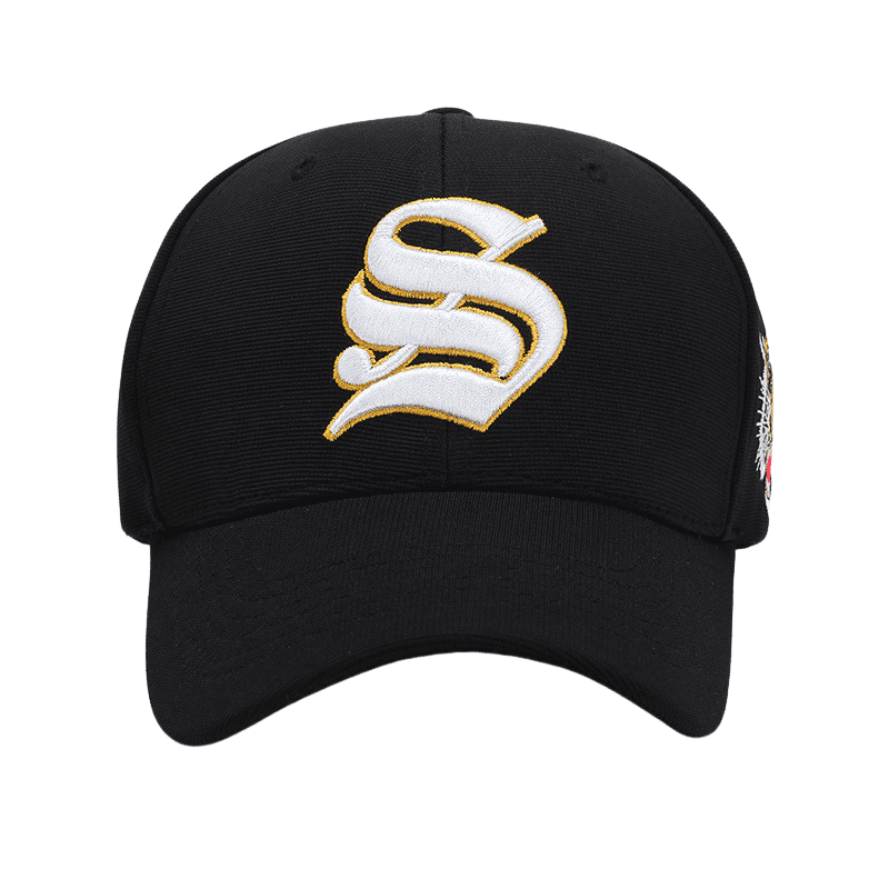 S Letter Embroidery Adjustable Baseball Cap For Men and Women