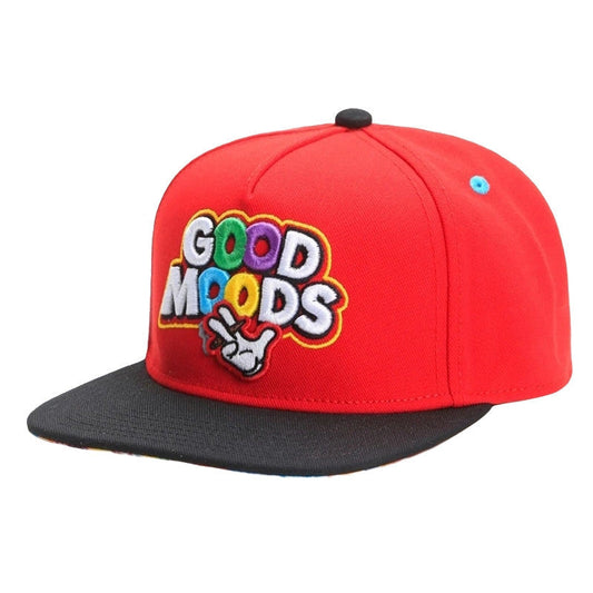 Good Moods Letter Embroidery Adjustable Baseball Caps For Men's and Women's