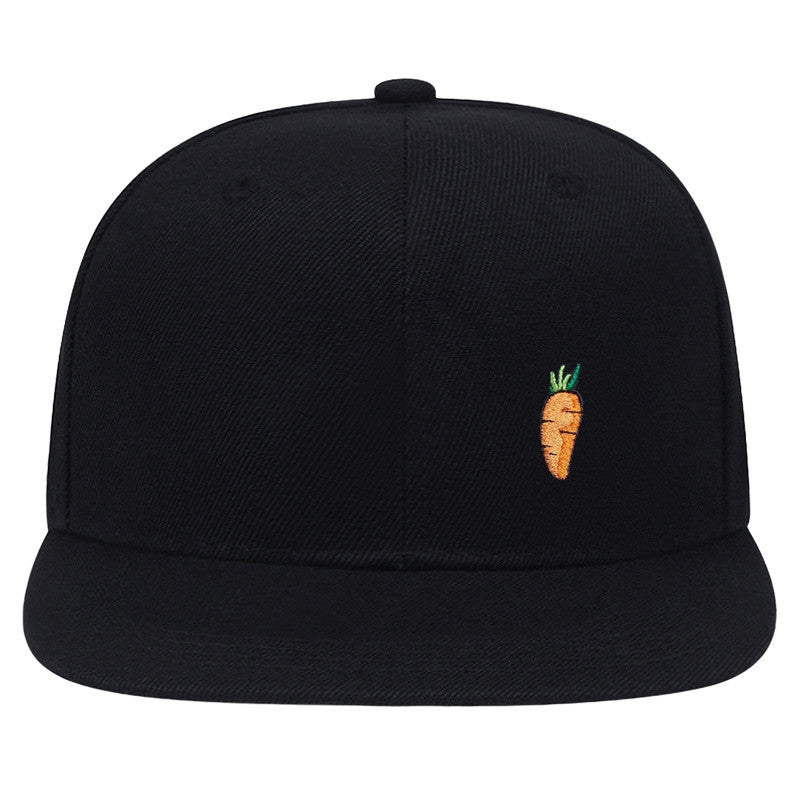 Fashion Cartoon Carrot embroidery Hip Hop Baseball Cap for Men Women