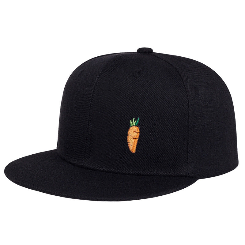 Fashion Cartoon Carrot embroidery Hip Hop Baseball Cap for Men Women