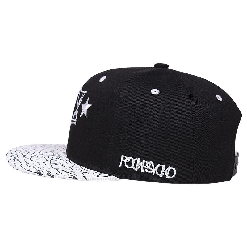 Fashion Five Pointed Star Adjustable Baseball Cap for Men and Women